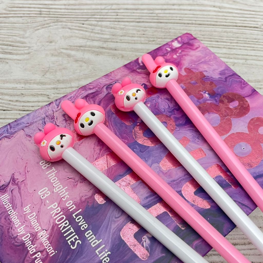 

PULPEN GEL KEPALA MELODY pena lucu tinta hitam bisa COD pen imut keren pulpen unik atk kebutuhan anak sekolah termurah import