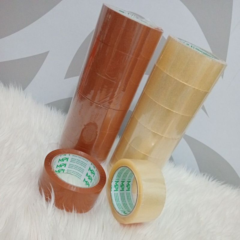 

lakban bening - coklat MPI 45mm × 100 yard