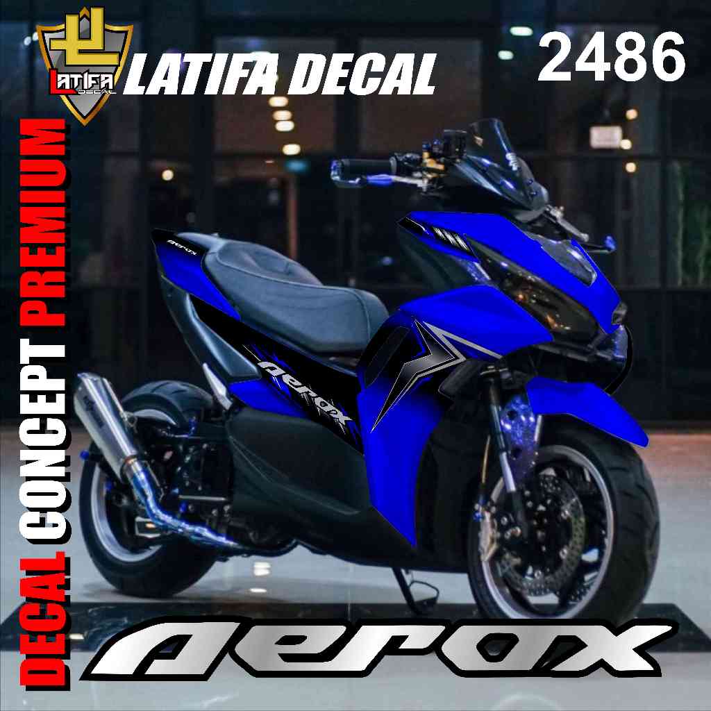 ⭐⭐⭐⭐⭐ Decal Variasi New Aerox 2021 // Stiker Decal Aerox Connected 2022 Fullbody // Decal Aerox Baru