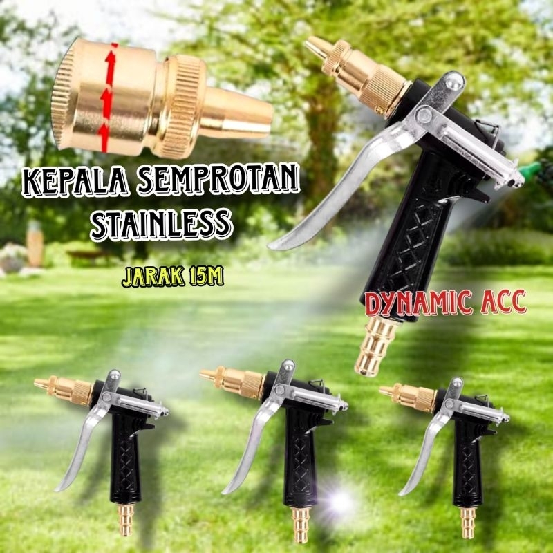 KEPALA SAMBUNGAN KRAN SEMPROTAN AIR CUCI AC STEAM MOTOR MOBIL SERBAGUNA