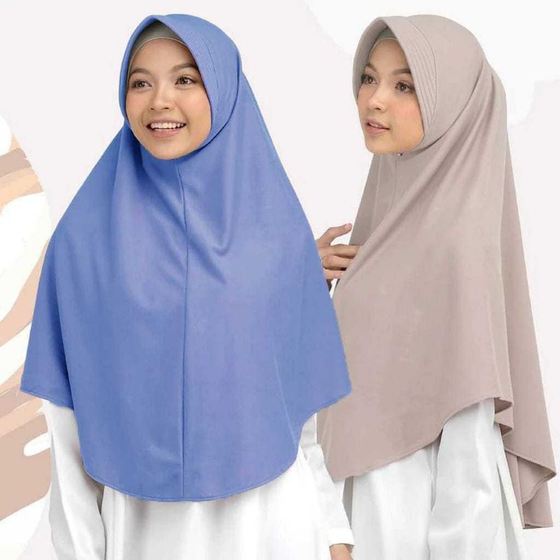 Hijab Syar'i bergo Pet XL Jersey Super Premium/Khimar Jersey Pet XL/kerudung Pet Jersey XL
