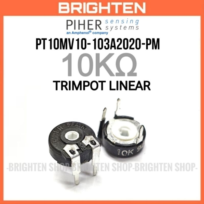 PIHER Trimpot 10KOhm SPAIN Potensiometer Trimmer 10K Linear