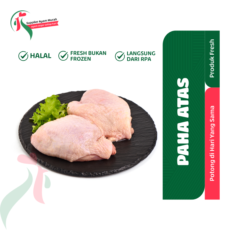 

GROSIR DAGING PAHA ATAS - PAHA AYAM ATAS FRESH /5Kg