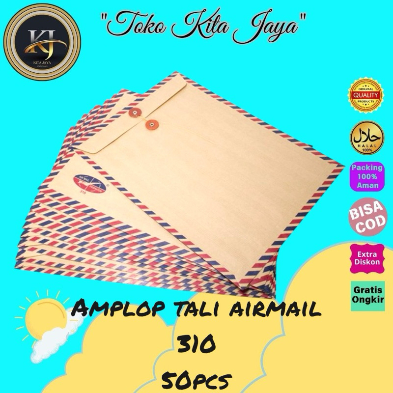

Amplop tali airmail 310