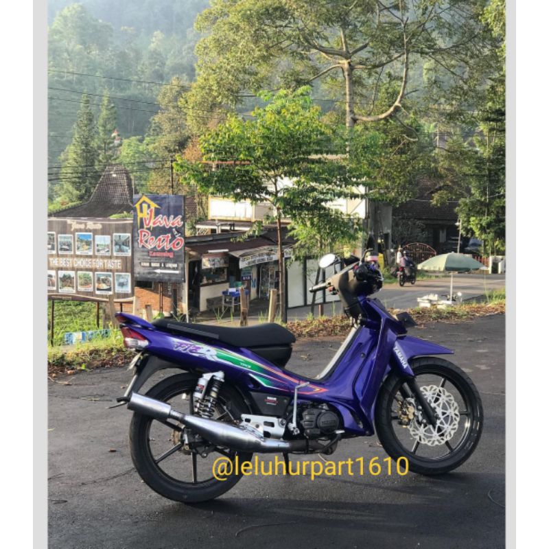 lis Striping stiker Yamaha Fiz r th 97 / 1997 biru