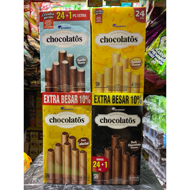 

CHOCOLATOS 1000 BOX ( ISI 24 PCS )