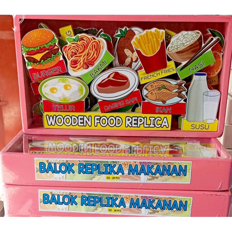 Balok Replika Makanan B