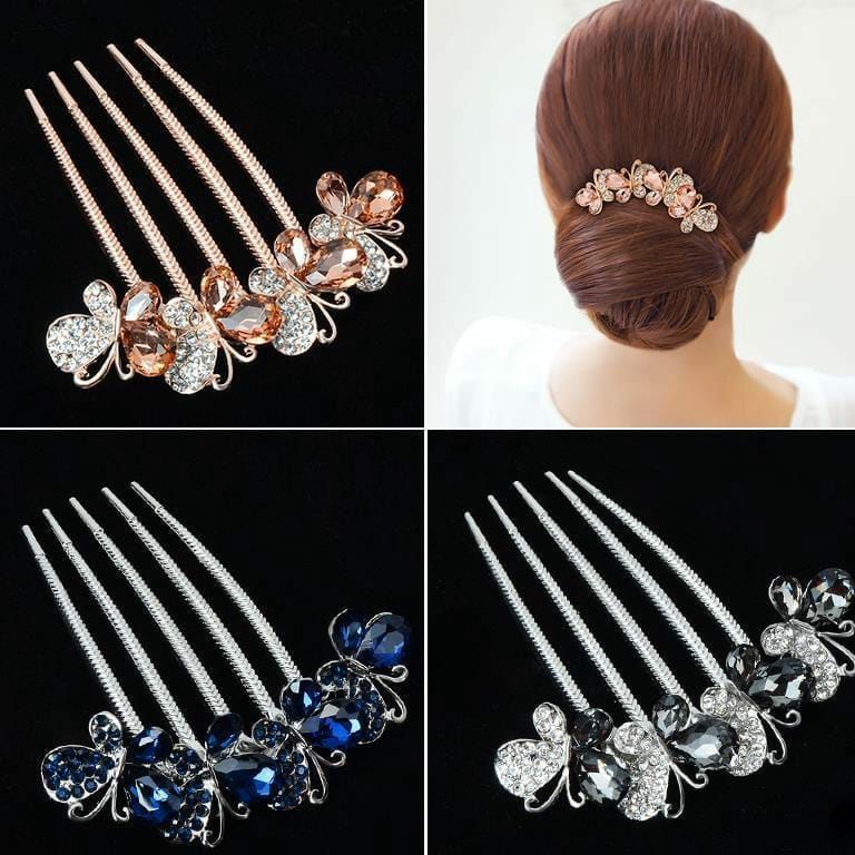 Spesial Update SIRKAM RAMBUT WANITA PREMIUM  SIRKAM RAMBUT KOREA MOTIF KUPU KUPU  BUTTERFLY SIRKAM R