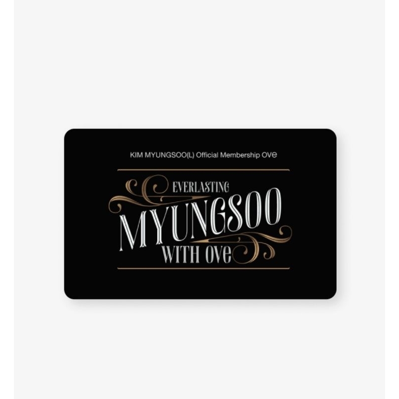 [JASTIP] KIM MYUNGSOO OFFICIAL MEMBERSHIP KIT / MEMBERSHIP KIM MYUNGSOO / OVE MEMBERSHIP