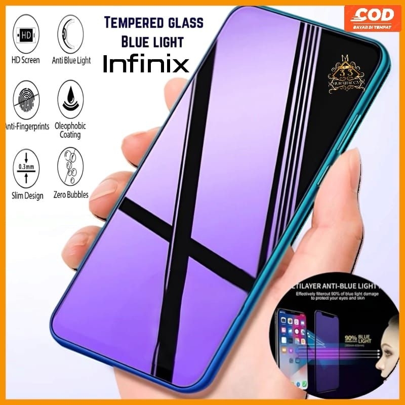 Tempered Glass Anti Blue Light Infinix Hot 9 Play 10 Play 10s 11 Play 10s NFC