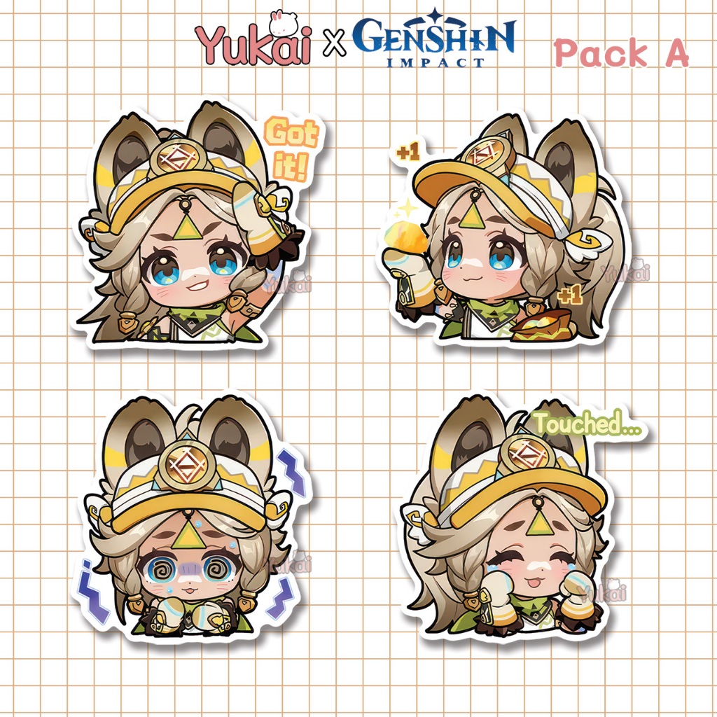 

Stiker Pack Kachina Genshin Impact Premium, Sticker Anime Waterproof