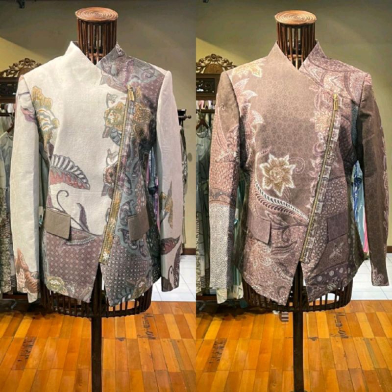 Okta Coat Katun Viscos by Dian Pelangi LIMITED EDITION Cardi Outer Blazer Cardigan Outfit Kerja Kant