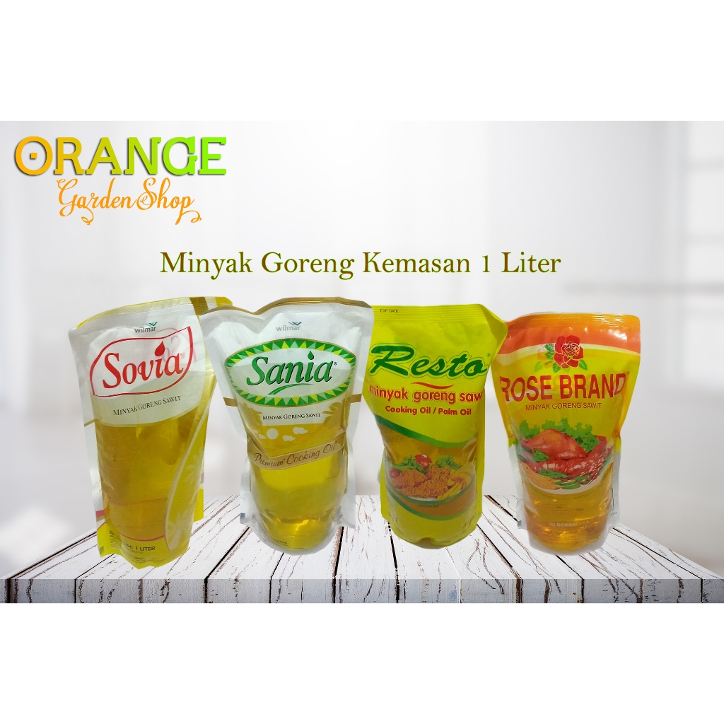 

Minyak Goreng Sawit / Cooking Oil / Palm Oil Berbagai Merk Kemasan 1 Liter