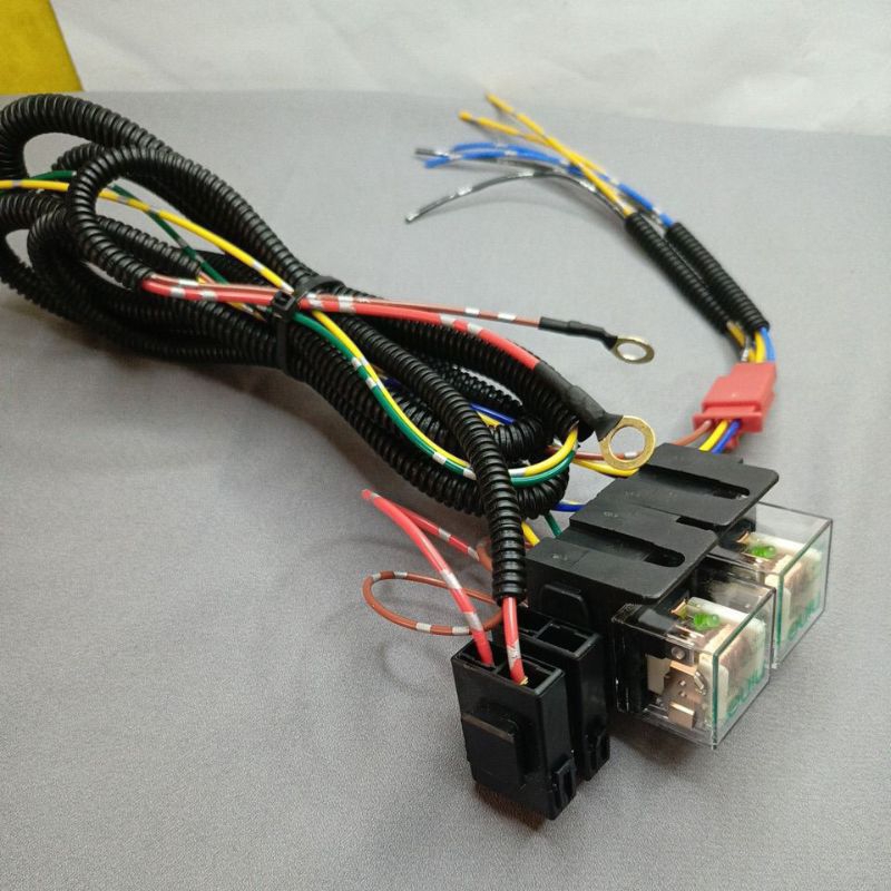 RELAY KABEL SET LAMPU TEMBAK / SOROT UNTUK MOBIL DAN MOTOR