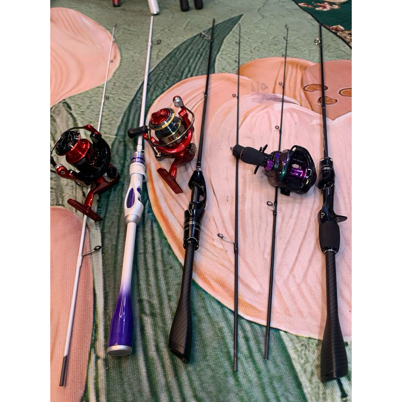 joran  UL zorro  set bc Reel zorro dragcliker dan joran strik 6-12Lb solid carbon