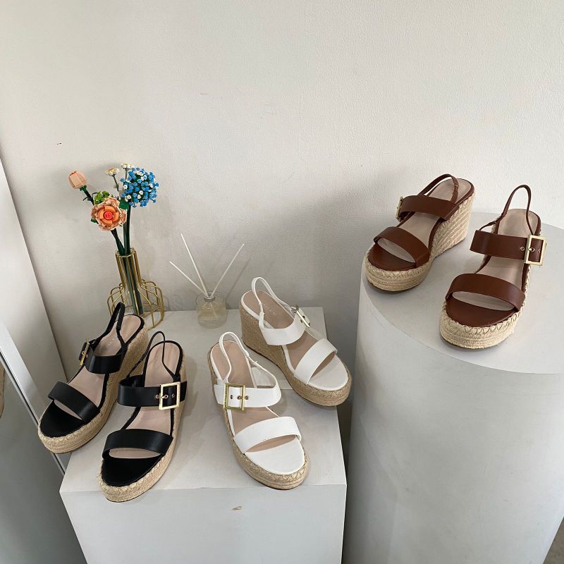 Sepatu Wedges Wanita CS GCK628 Heels 9cm