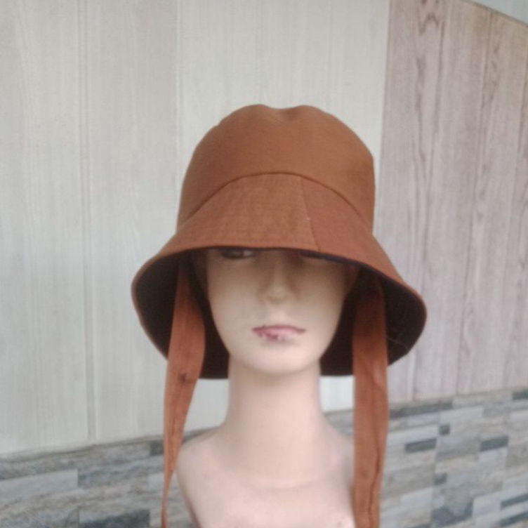 Hadir Limited  topi wide backed head topi Korea tali panjang