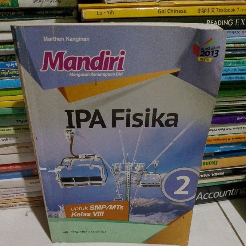 buku mandiri fisika kelas 8 penerbit Erlangga