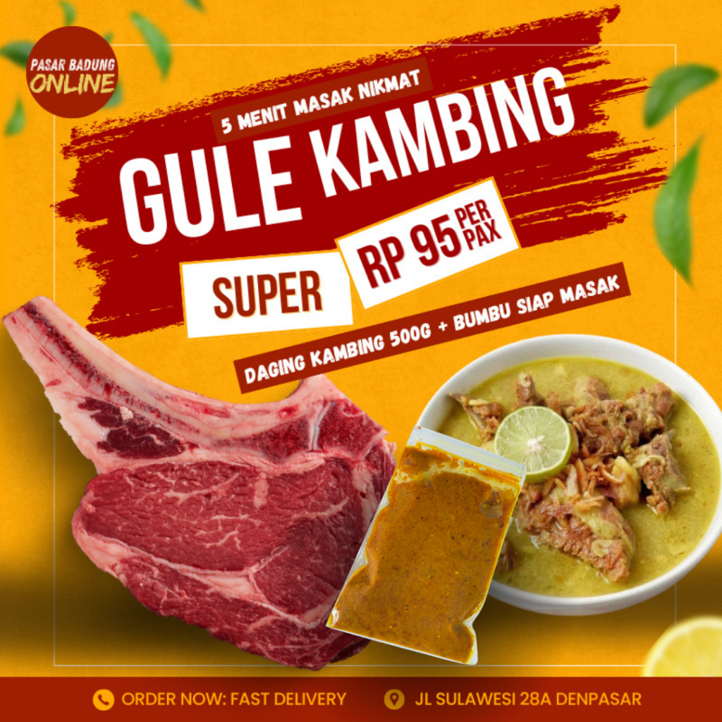 

PAKET SIAP MASAK GULE KAMBING