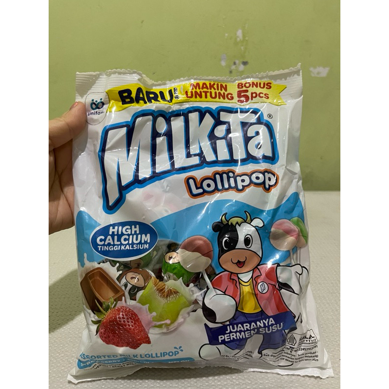 

Permen Milkita Lollipop Refil Perpak isi 30 Pcs