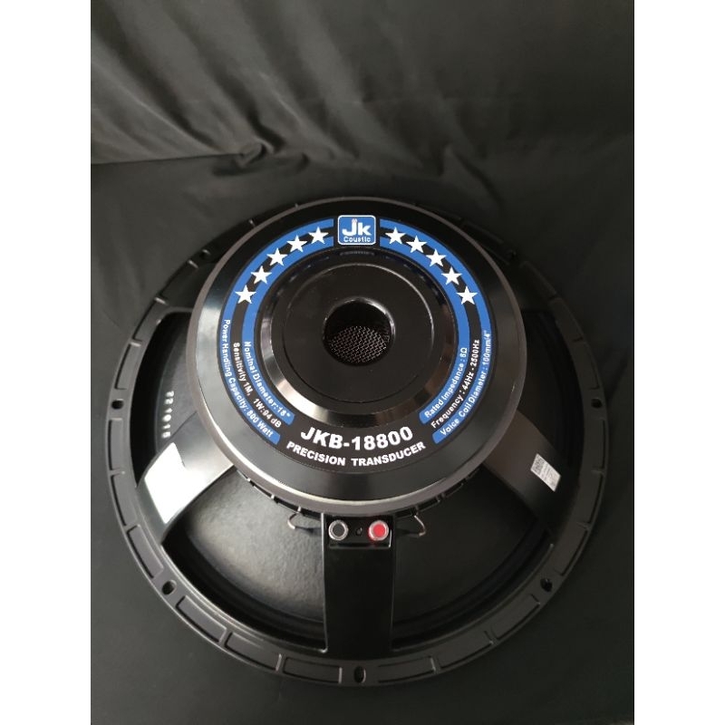 Speaker 18 inch JKB - 18800 JK Coustic Componen Speaker JKB 18800