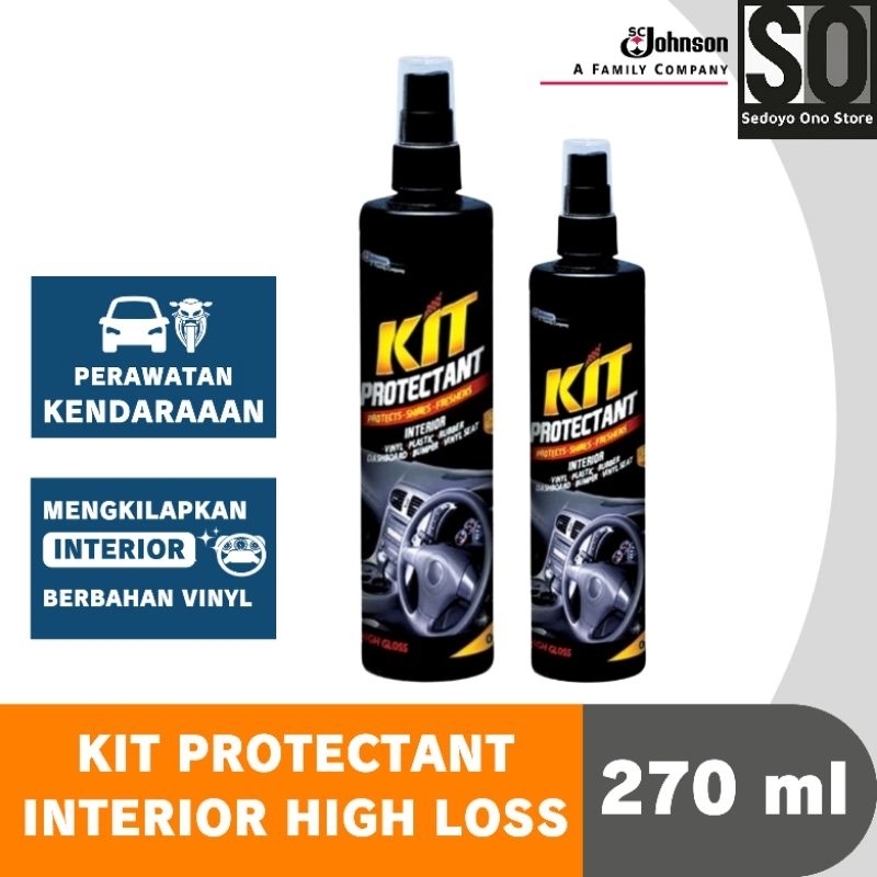 Pengkilap Interior Mobil Kit Protectan Interior High Gloss 270 ml