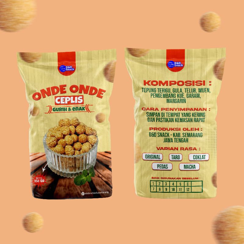 

onde-onde ketawa | oleh oleh khas Semarang