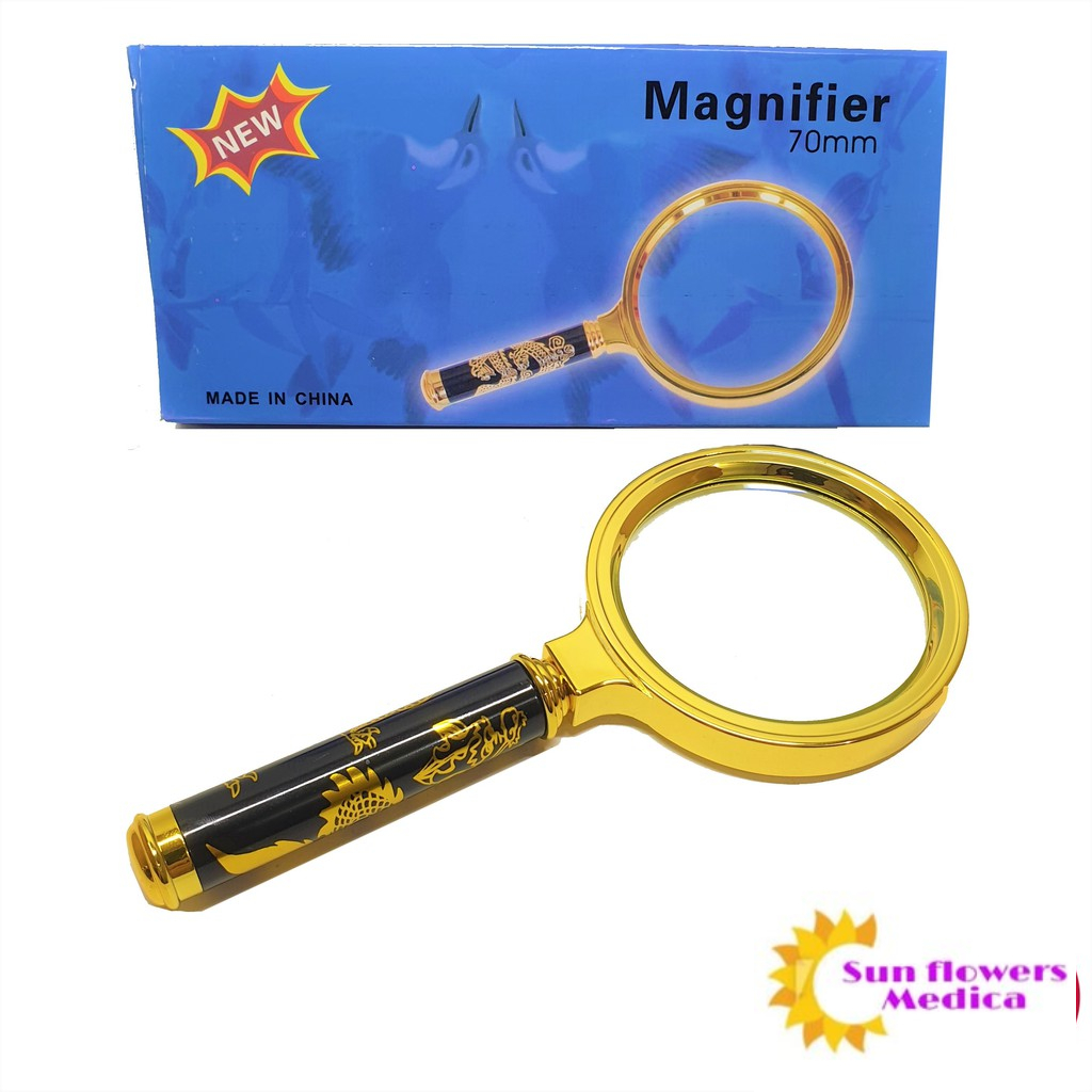

Kaca Pembesar 10x Magnifriying Glass Handheld Magnifier