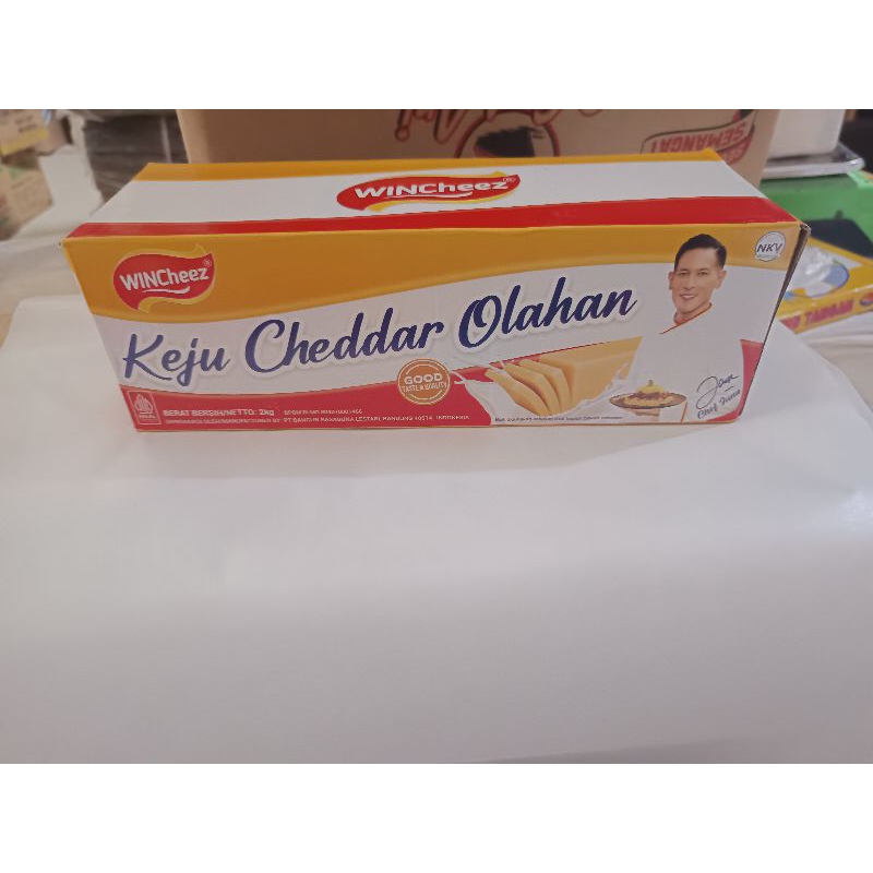 

WINCHEEZ Reguler kemasan 2KG /keju.Cheddar