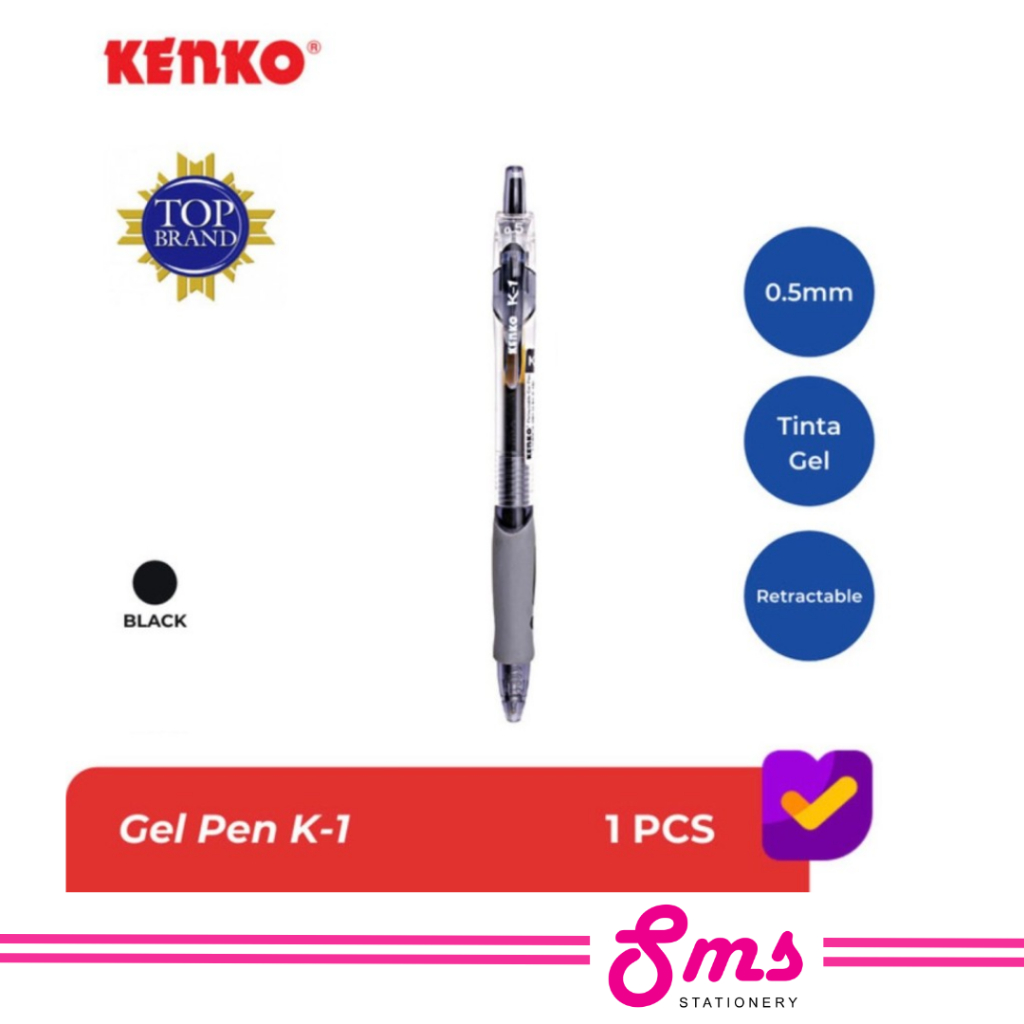 

Kenko Pulpen / Gel Pen 0,5mm K-1