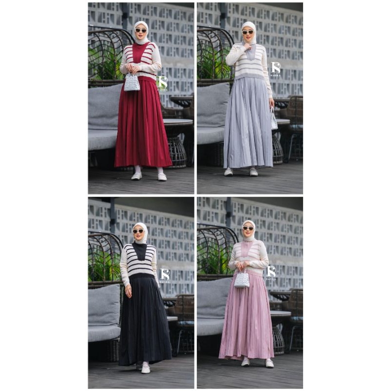 AZIZAH MIDI DRESS By RAFIKA STORE