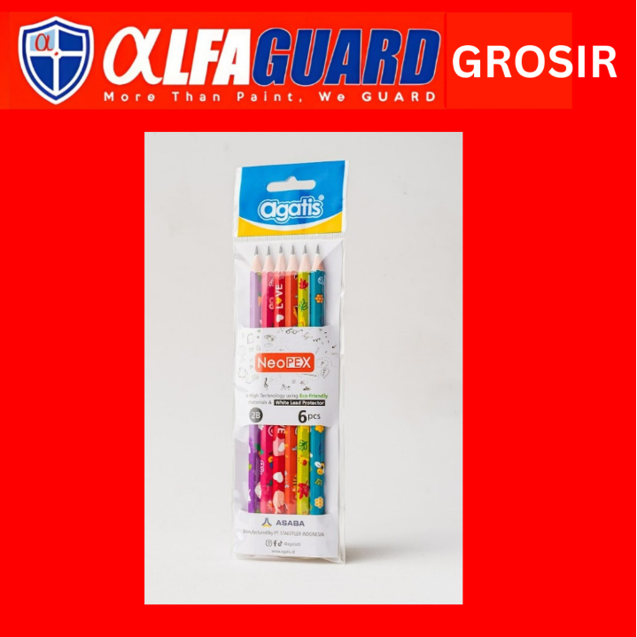 

Agatis Neopex Graphite Pencil 2B MAJIKU - Girls
