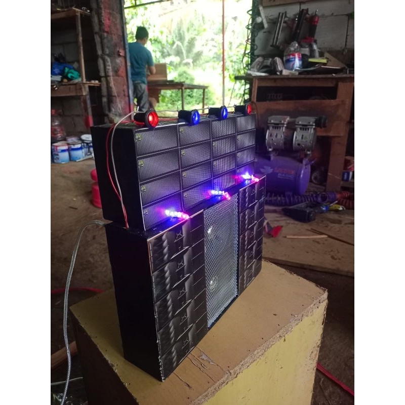 miniatur sound system bluetooth full lighting