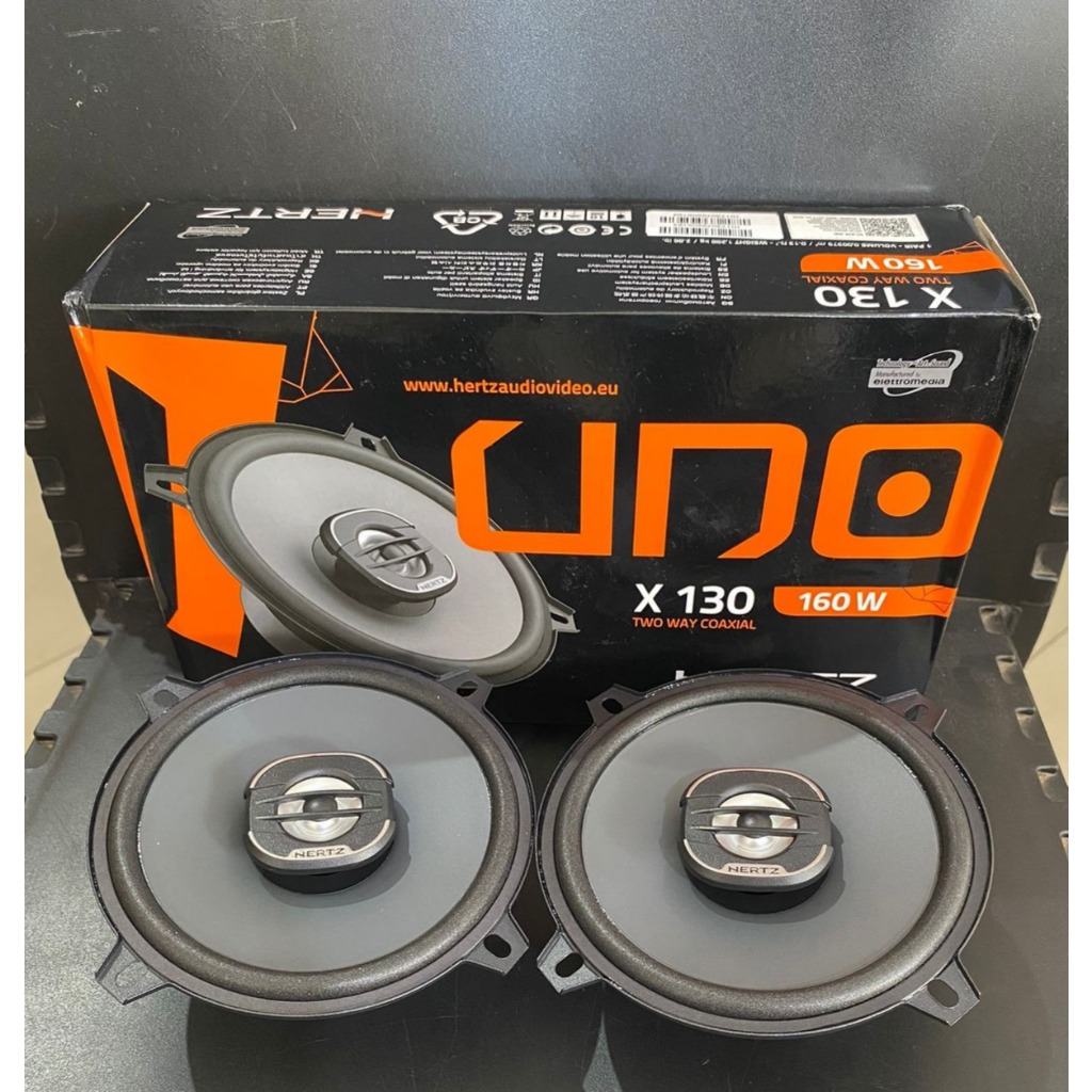 Speaker Coaxial 5 Inch HERTZ X 130 UNO Series RMS 40 Watt Original