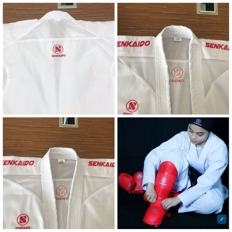 Baju Karate Gi Tegi Kumite Diamond Senkaido dan Senkaido Diamond two, Eiamond Elite, Muvon Futura Di