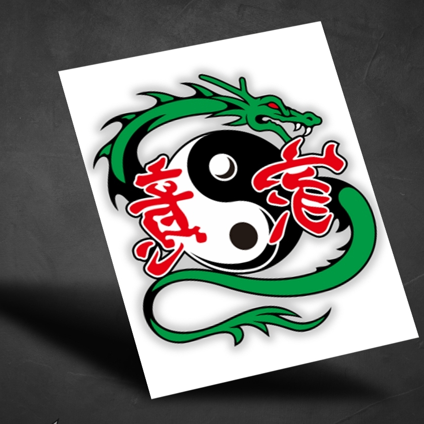 

Stiker naga tai chi Sticker Dragon