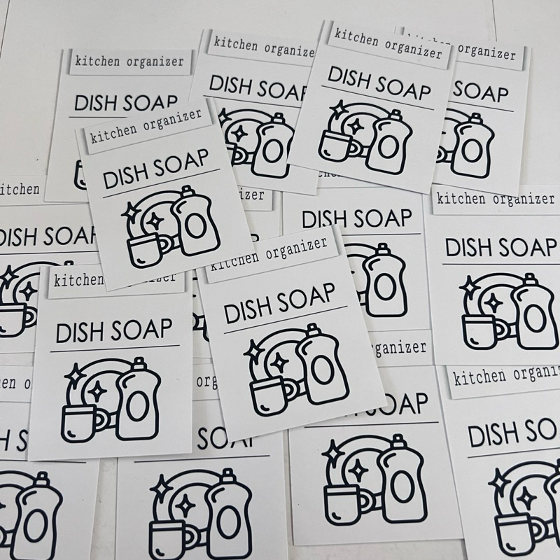 

STIKER SAJA STIKER GAMBAR NEW HARGA PER PCS . label laundry room botol refill tempat sabun cair aesthetic waterproof estetik