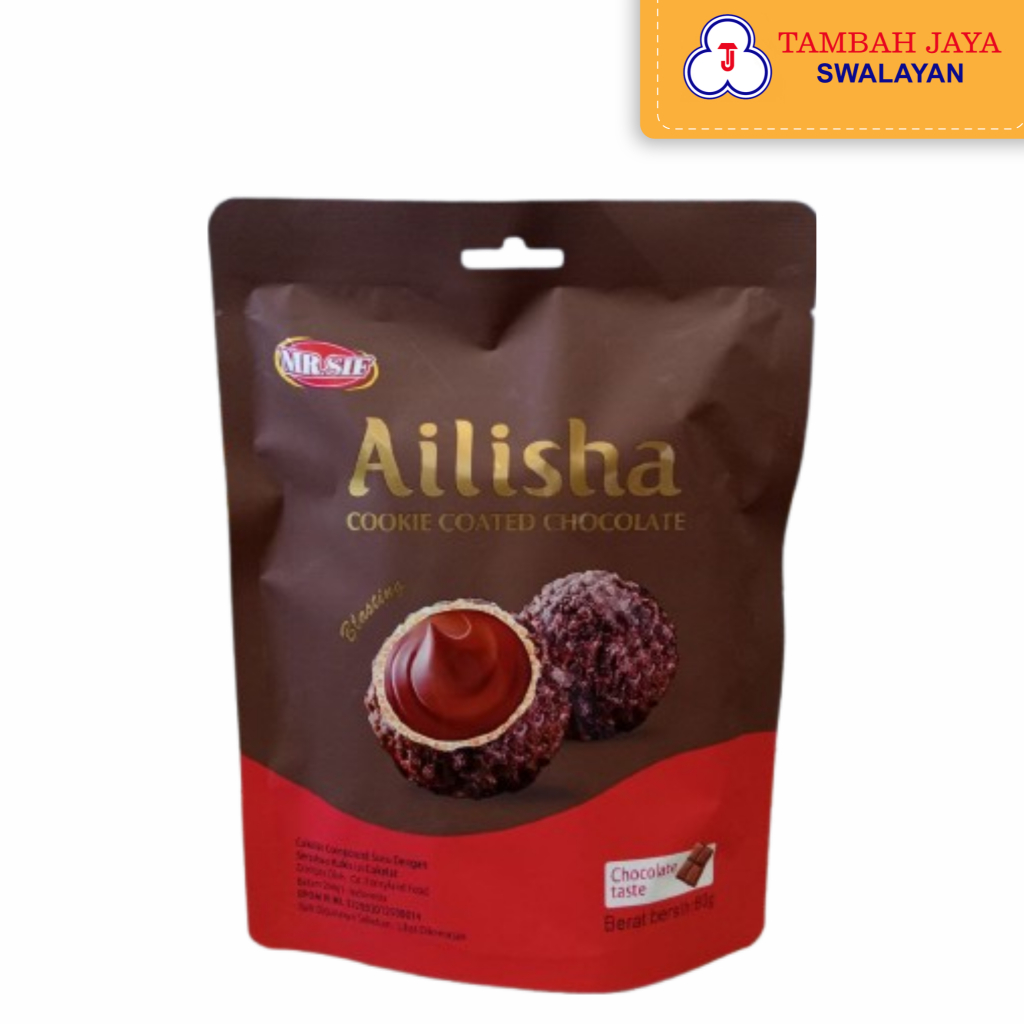 

Ailisha Cookie Coated Chocolate Rasa Chocolate Tasted 80g