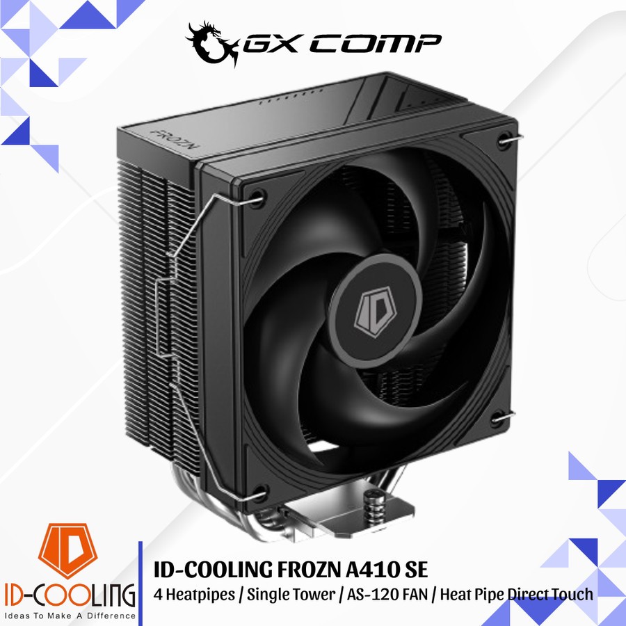 ID-COOLING FROZN A410 SE CPU Cooler - 4 Heatpipe Intel AMD