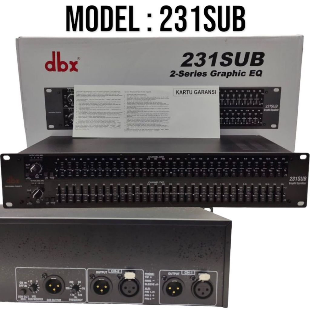 Equalizer DBX 231Sub / 231 Sub