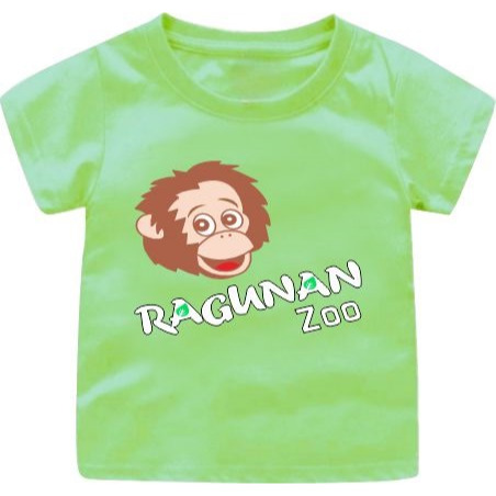 Baju kaos Atasan Ragunan Zoo Anak Cowok/Cewek 1-12TAHUN/REMAJA/DEWASA S-7XL