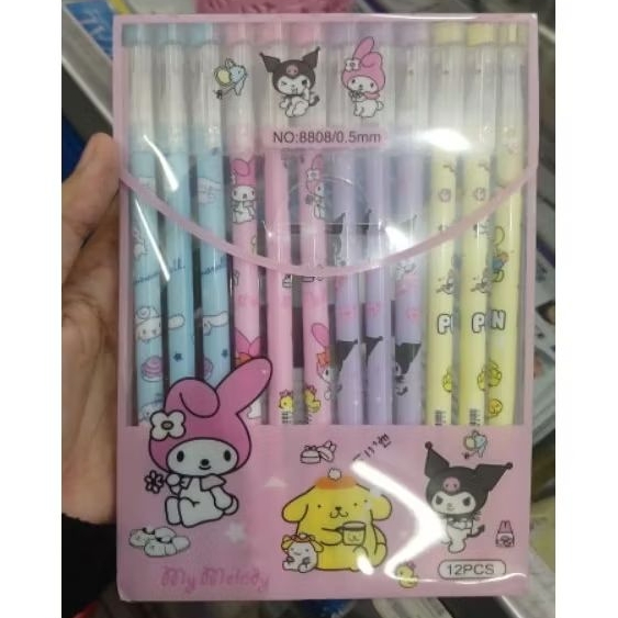

Pulpen pen Sanrio Melody Kuromi Pompompurin Cinnamoroll per pcs