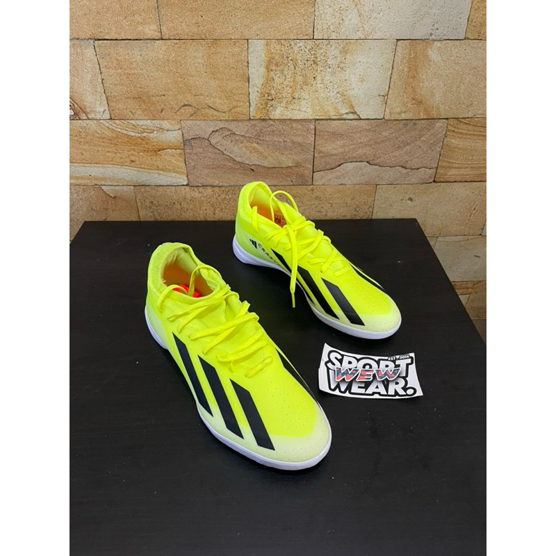 Sepatu Futsal Adidas X Crazyfast League IN Yellow BNIB IF0701