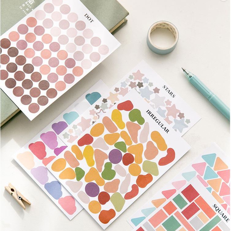 

Sticker Kertas Tempelan Hias Buku Scrapbook Jurnal DIY Motif Dekorasi