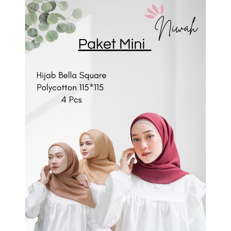 Paket Usaha Hijab Bella Square l Paket Hijab Murah