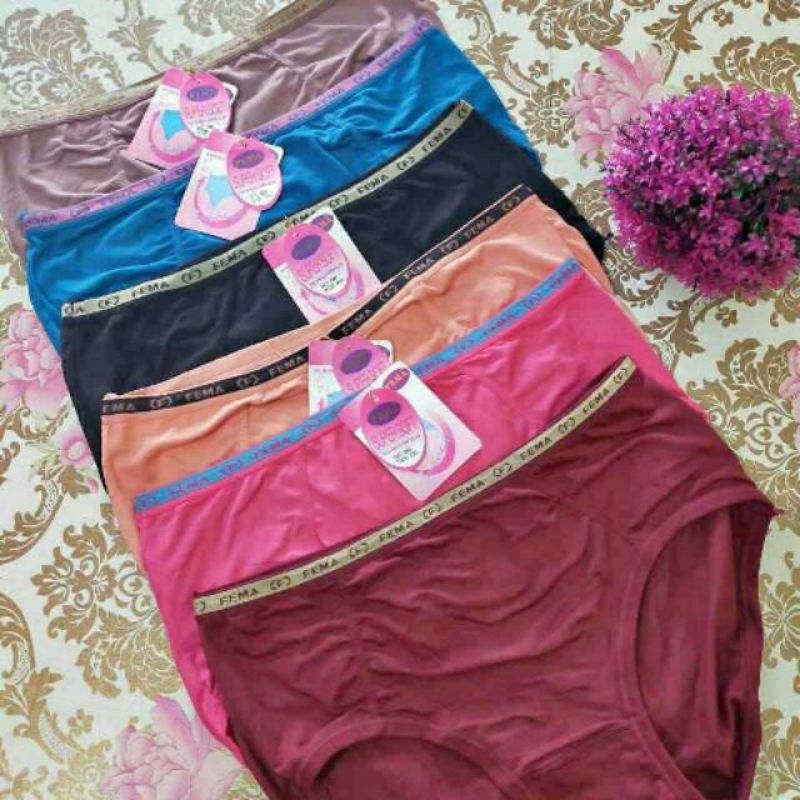 grosir  CD wanita fema super soft/celana dalam wanita fema