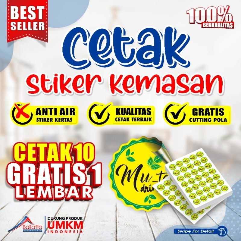 

Cetak Stiker Label Kemasan | Cetak Stiker Label Usaha Makanan | Cetak Stiker Label Minuman | Cetak Stiker Kertas