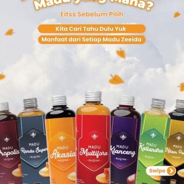 

MADU HERBAL ZEEIDA madu randu madu kaliandra madu multiflora madu randu madu klanceng madu propolis