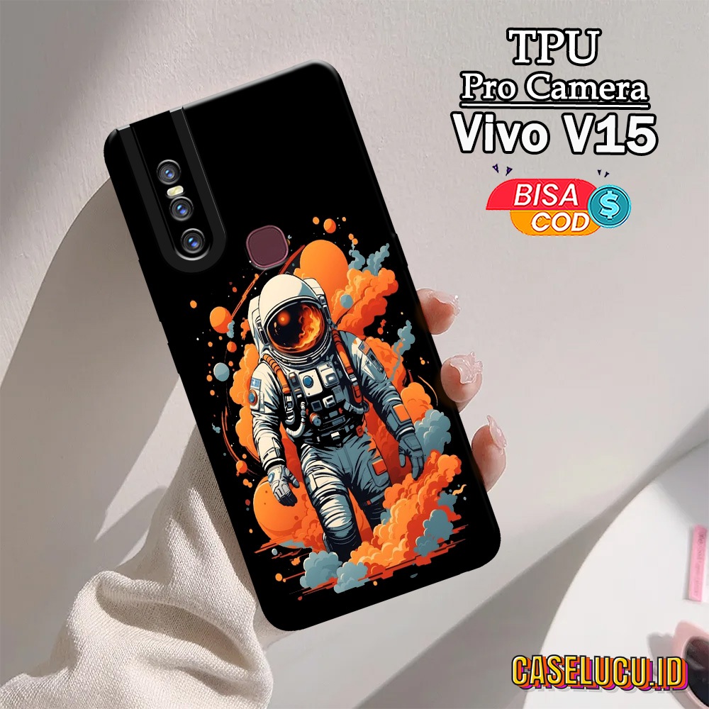 Casing Hp Vivo V15 Terbaru Fashion Case Astronot Case Hp Vivo V15 Soft Case Hp  Vivo V15 Kesing Hp S