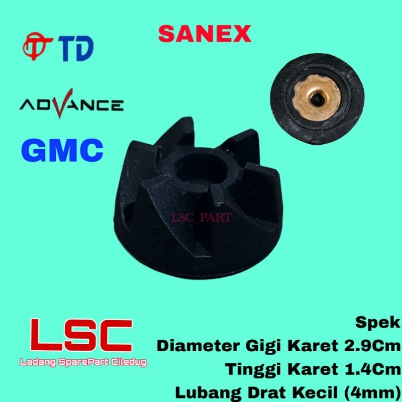 Kopel Blender sanex Drat Kecil Gigi Karet Copel